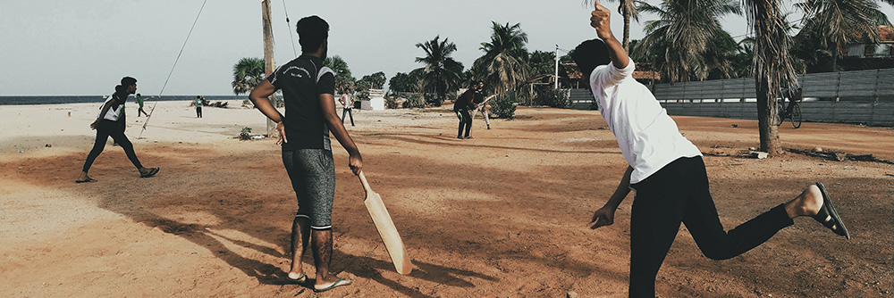 Children Playing Cricket